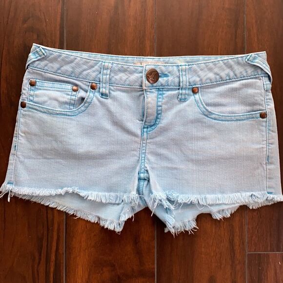 Free People Pants - Free People Women's Blue Shorts Size W 29